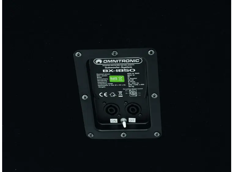 OMNITRONIC BX-1850 Subwoofer 1200W 